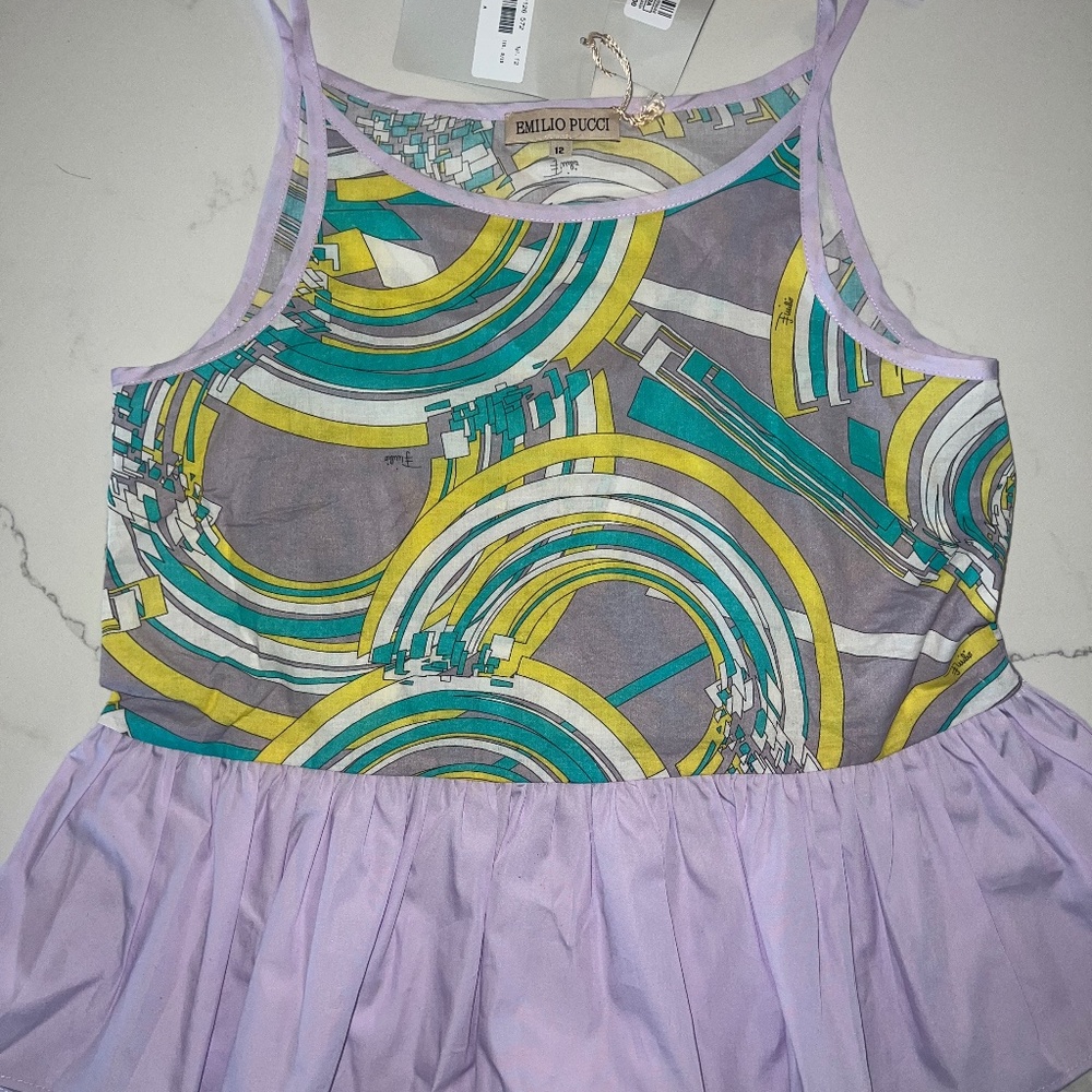Emilio Pucci Girls flounce blouse size 12